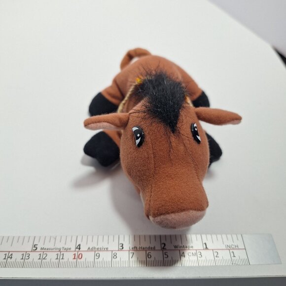 Lion King Pumba Plush Finger Puppet Orange Beaded Collar - Picture 11 of 11